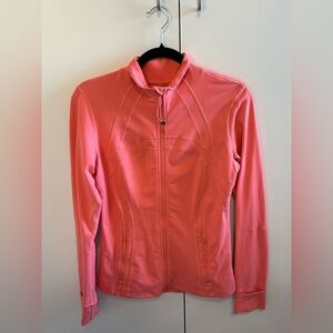 Lululemon Athletica Pink Utility Jacket High Collar Stretch